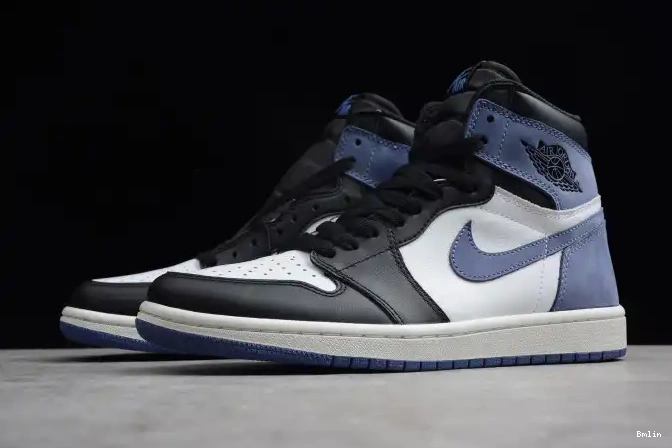 Bmlin 1 OG Retro Air High Blue 555088-115 Jordan Moon 0608
